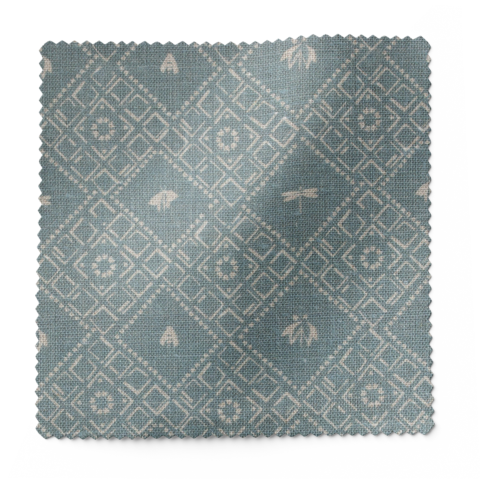 Americana Fabric in Teal