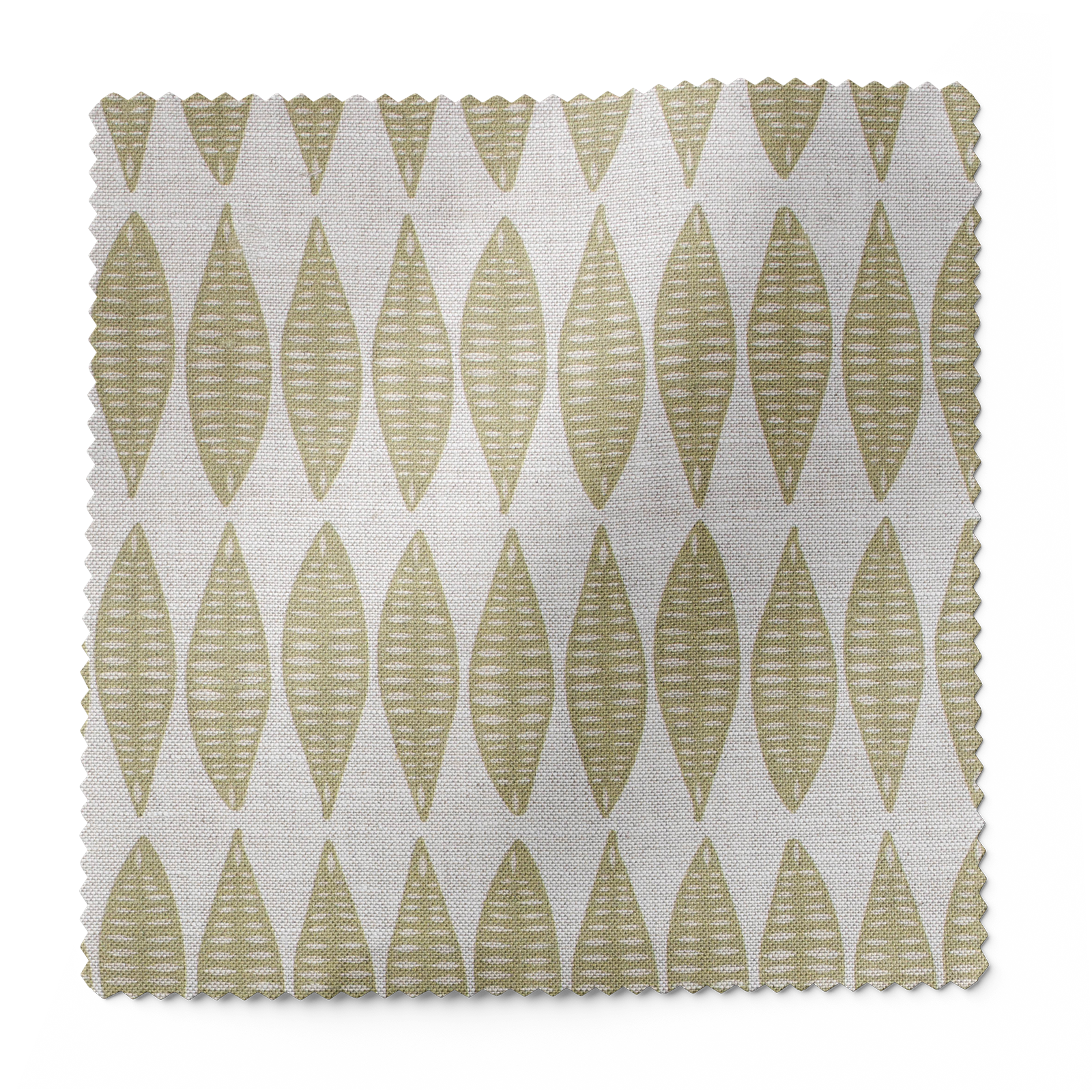 Leaflette Fabric in Lemongrass