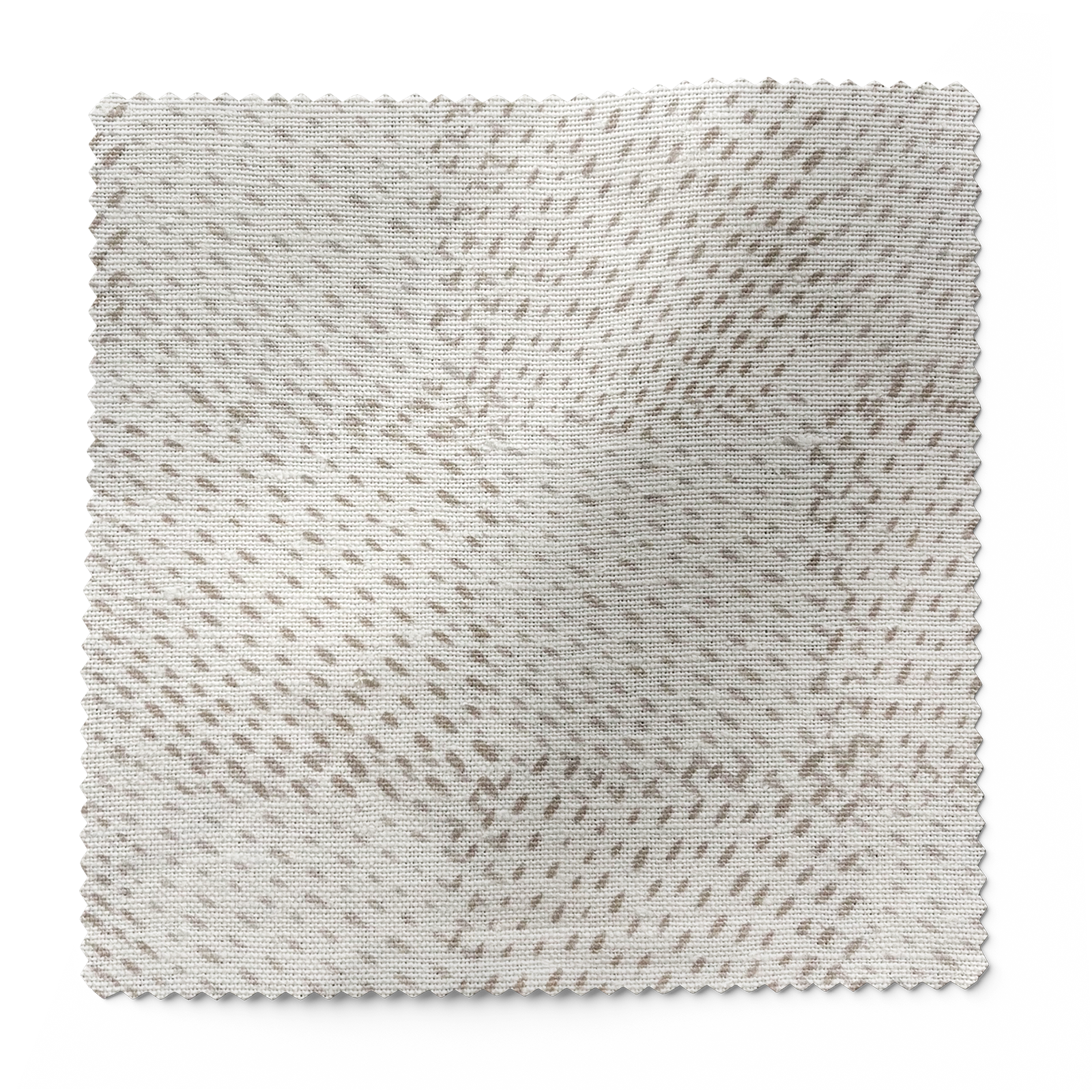 Speckled Check Fabric in Sesame