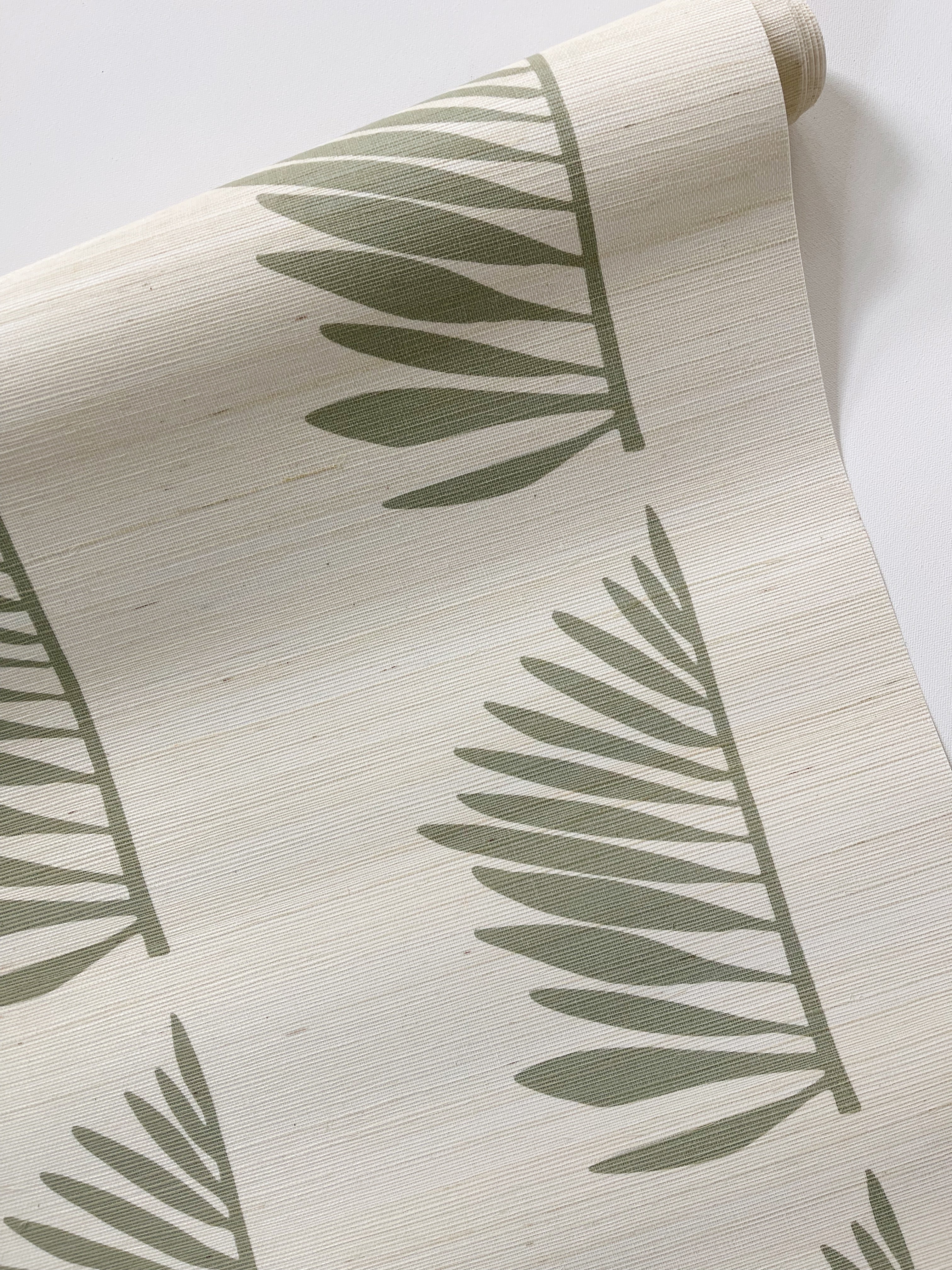 Palmetto Grasscloth in Sage